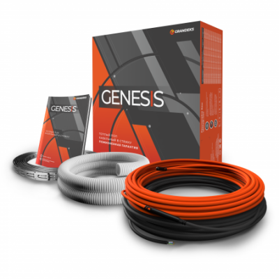 Изображение №1 - Система теплого пола кабельная двухжильная Genesis 75,0 м. 1500Вт.