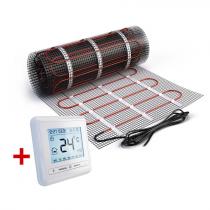 Теплый пол нагревательный мат (2 кв.м.) + электронный терморегулятор